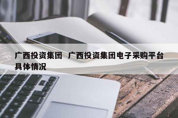 广西投资集团  广西投资集团电子采购平台具体情况